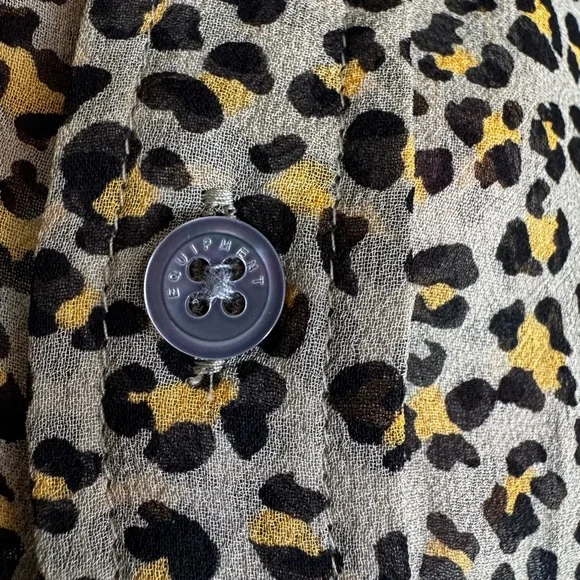 Equipment Leopard Print Blouse - Picture 5 of 8